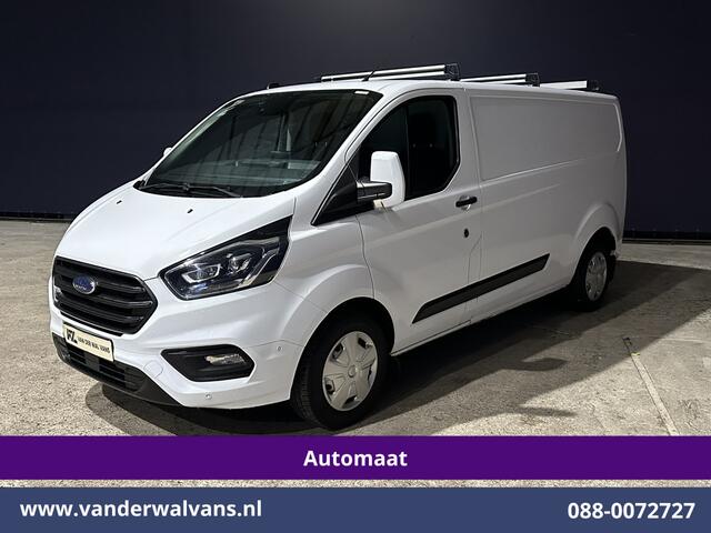 Ford TRANSIT CUSTOM 2.0 TDCI 131pk Automaat L2H1 Euro6 Airco | Camera | Apple Carplay | LED | Cruisecontrol | Trekhaak Android Auto, Stoelverwarming, Verwarmde voorruit, Dakdragers, Parkeersensoren, Bijrijdersbank, Achterklep