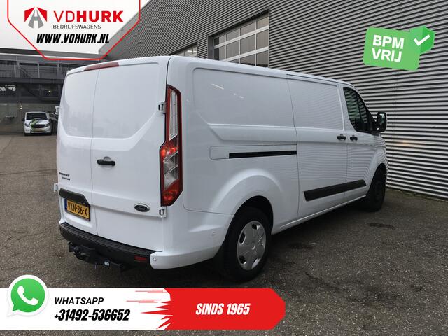Ford TRANSIT CUSTOM 2.0 TDCI 130 pk L2 Carplay/ 2.8t Trekverm./ Stoelverw./ Airco/ Navi/ Camera/ Cruise/ PDC