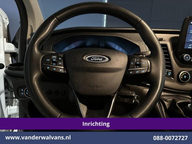 Ford TRANSIT CUSTOM 2.0 TDCI L1H1 Inrichting Euro6 Airco | Camera | LED | Cruisecontrol | Android Auto Stoelverwarming, Verwarmde voorruit, Parkeersensoren, Bijrijdersbank
