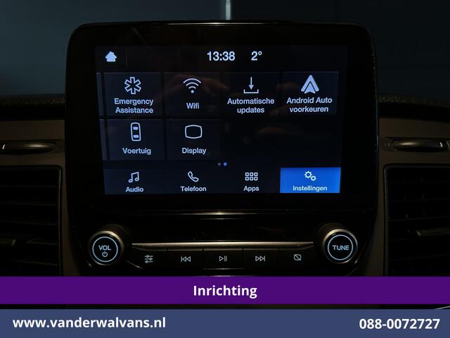 Ford TRANSIT CUSTOM 2.0 TDCI L1H1 Inrichting Euro6 Airco | Camera | LED | Cruisecontrol | Android Auto Stoelverwarming, Verwarmde voorruit, Parkeersensoren, Bijrijdersbank