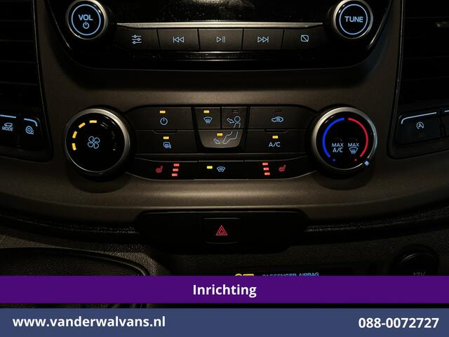 Ford TRANSIT CUSTOM 2.0 TDCI L1H1 Inrichting Euro6 Airco | Camera | LED | Cruisecontrol | Android Auto Stoelverwarming, Verwarmde voorruit, Parkeersensoren, Bijrijdersbank