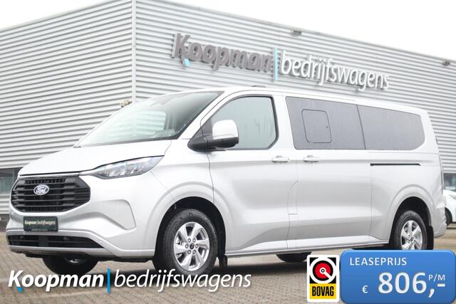 Ford TRANSIT CUSTOM 2.5 PHEV 233pk L2H1 Kombi Limited | 9-Persoons | Incl BPM | Stuur + Stoelverwarming | Keyless | Lease 806,- p/m