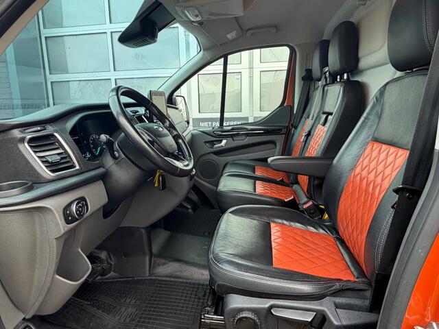 Ford TRANSIT CUSTOM 2.0 TDCi 185PK L2 Orange Sport EDITION / Leder / Trekhaak / Navi / Cruise