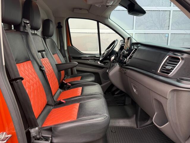 Ford TRANSIT CUSTOM 2.0 TDCi 185PK L2 Orange Sport EDITION / Leder / Trekhaak / Navi / Cruise
