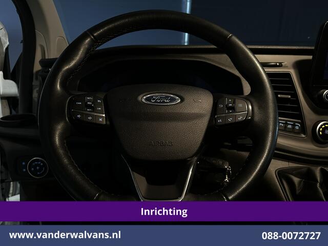 Ford TRANSIT CUSTOM 2.0 TDCI 130pk Inrichting L2H1 Euro6 Airco | Camera | Apple Carplay | 2800kg Trekhaak | Cruisecontrol Android Auto, Stoelverwarming, Verwarmde voorruit, Parkeersensoren, Bijrijdersbank