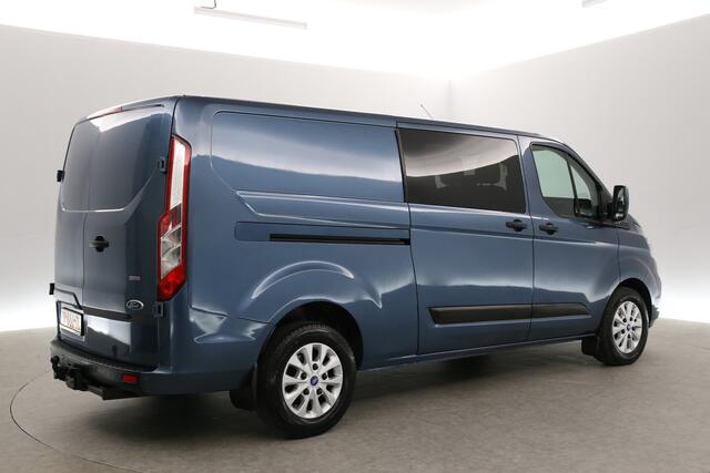 Ford TRANSIT CUSTOM 2.0 TDCI L2H1 | DC | 6-Zits | Carplay | Cruise | Airco | Navigatie | Trekh. | Parkeersens.