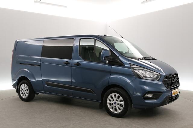 Ford TRANSIT CUSTOM 2.0 TDCI L2H1 | DC | 6-Zits | Carplay | Cruise | Airco | Navigatie | Trekh. | Parkeersens.