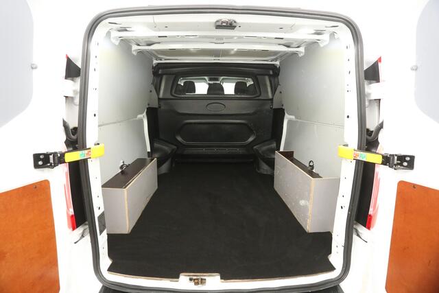 Ford TRANSIT CUSTOM 2.0 TDCI L2H1 | Dubbele Cabine | Aut. | Airco | Cruise | Camera | 2xSchuifdeur | Carplay | Navi | Trekh. | Parkeersens.