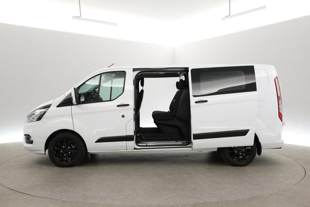 Ford TRANSIT CUSTOM 2.0 TDCI L2H1 | Dubbele Cabine | Aut. | Airco | Cruise | Camera | 2xSchuifdeur | Carplay | Navi | Trekh. | Parkeersens.
