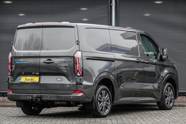 Ford TRANSIT CUSTOM E-Transit L1H1 218Pk Aut. | Elektrisch | 71 kWh | Limited 320 | Pro Power Onboard | Achteruitrijcamera | Trekhaak | 17''