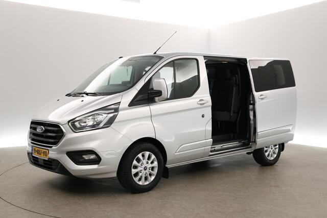 Ford TRANSIT CUSTOM 300 2.0 TDCI L1H1 | MARGE | Dubbele Cabine | Aut. | Euro6 | Airco | Cruise | Camera | Schuifdeur L+R | Carplay | Trekh. | LED