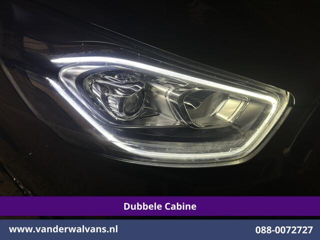 Ford TRANSIT CUSTOM 2.0 TDCI 170pk L2H1 Dubbele Cabine Euro6 Airco | 6-Zits | 2x zijdeur | Apple Carplay | LED | LM Velgen | Cruisecontrol Android Auto, Stoelverwarming, Verwarmde voorruit, Parkeersensoren, Sidebars