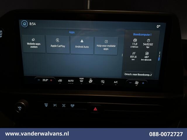 Ford TRANSIT CUSTOM 2.0 TDCI 136pk L2H1 Euro6 Airco | Camera | Apple Carplay | LED | Cruisecontrol Android Auto, Parkeersensoren, Verwarmde voorruit, Bijrijdersbank
