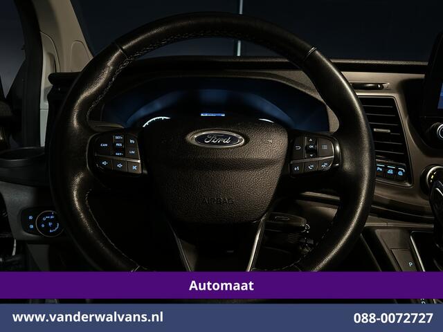 Ford TRANSIT CUSTOM 2.0 TDCI 131pk Automaat L2H1 Euro6 Airco | Camera | LED | Cruisecontrol | Trekhaak Verwarmde voorruit, Parkeersensoren, Bijrijdersbank