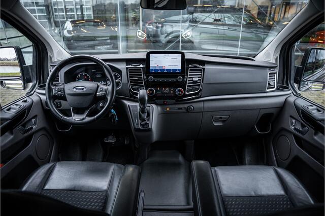 Ford TRANSIT CUSTOM 320 2.0 TDCI 185pk Aut. L2H1 Sport ** Dubbel Cabine ** Leer ** Trekhaak