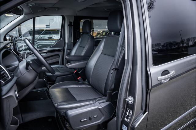 Ford TRANSIT CUSTOM 320 2.0 TDCI 185pk Aut. L2H1 Sport ** Dubbel Cabine ** Leer ** Trekhaak