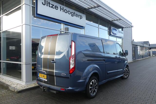 Ford TRANSIT CUSTOM 320 2.0 TDCI L2H1 Sport 5p., TREKHAAK (2.550KG), DUBBELE SCHUIFDEUR, WINTER PACK, CRUISE, AIRCO, CAMERA, PDC V&A, APPLE CARPLAY/ANDROID AUTO, BI-XENON, LANE ASSIST, DAB, 47.576KM