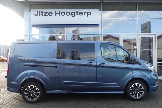 Ford TRANSIT CUSTOM 320 2.0 TDCI L2H1 Sport 5p., TREKHAAK (2.550KG), DUBBELE SCHUIFDEUR, WINTER PACK, CRUISE, AIRCO, CAMERA, PDC V&A, APPLE CARPLAY/ANDROID AUTO, BI-XENON, LANE ASSIST, DAB, 47.576KM