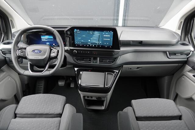 Ford TRANSIT CUSTOM L2H1 Dubbel Cabine 2.5PHEV 233Pk Aut. | Limited | Plug In Hybrid | 360° Camera | 2x Schuifdeur | Spoilerpack | 19'' | Magnetic Grey