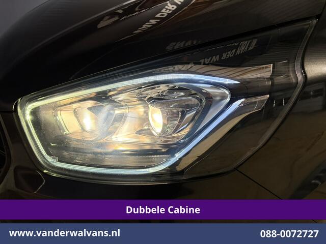 Ford TRANSIT CUSTOM 2.0 TDCI 170pk Automaat L2H1 Dubbele Cabine Euro6 Airco | 5-Zits | LED | Cruisecontrol Stoelverwarming, Verwarmde voorruit, LM velgen, Trekhaak, Parkeersensoren