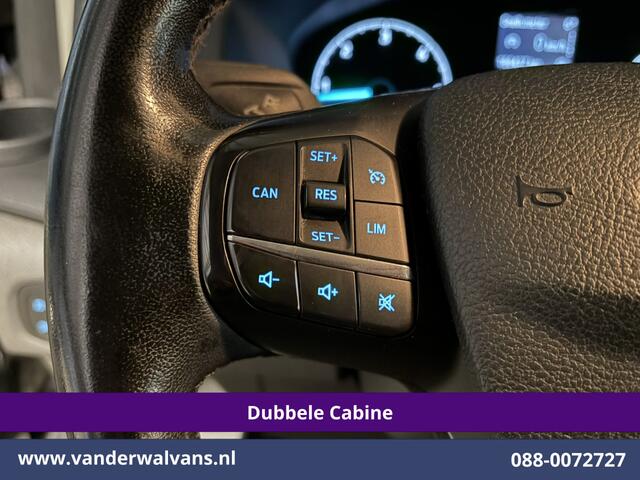 Ford TRANSIT CUSTOM 2.0 TDCI 170pk Automaat L2H1 Dubbele Cabine Euro6 Airco | 5-Zits | LED | Cruisecontrol Stoelverwarming, Verwarmde voorruit, LM velgen, Trekhaak, Parkeersensoren