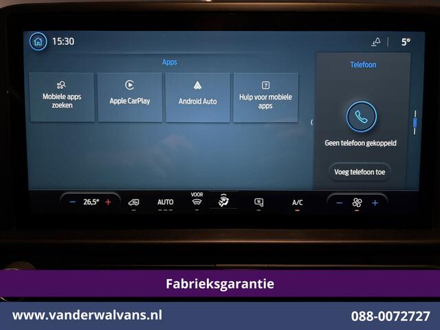 Ford TRANSIT CUSTOM 2.0 TDCI 136pk L2H1 Fabrieksgarantie Euro6 Airco | Camera | Apple Carplay | Cruisecontrol | Xenon Android Auto, Parkeersensoren, Verwarmde voorruit, Bijrijdersbank