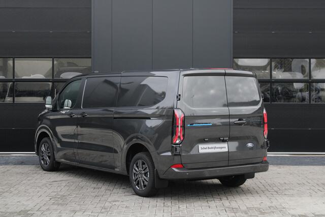 Ford TRANSIT CUSTOM E-Transit 340 L2H1 Limited 65 kWh 218pk - DIRECT LEVERBAAR - 2x Schuif - LED - 360 Camera - B&O - ACC - Navi - Stoel/Stuurverwarming - Rijklaar