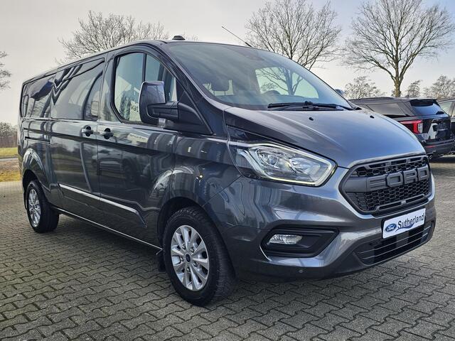 Ford TRANSIT CUSTOM L2 Dubbele Cabine Limited Automaat 170 pk | Trekhaak | Camera | Stoelverwarming | Dodehoekdetectie | Lane assist | PDC v+a | Zéér netjes!