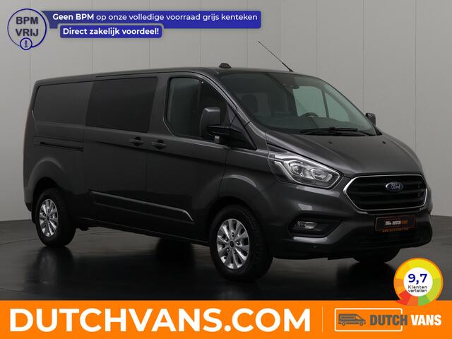 Ford TRANSIT CUSTOM Automaat Lang Dubbele Cabine Limited | 2xSchuifdeur | Multimedia | Camera | Airco | Cruise | Privacy