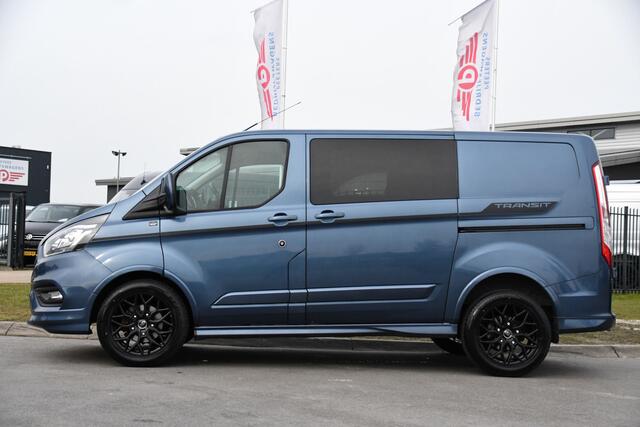 Ford TRANSIT CUSTOM 320 2.0 TDCI L1H1 Sport DC Camera, Cruise, Carplay, 170pk, 2 x Schuifdeur, Automaat, LED, Leder, Stoelverwarming, Uniek!