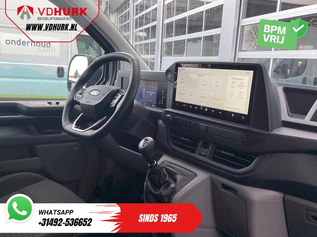 Ford TRANSIT CUSTOM 320 2.0 TDCI 136 pk L2 Trend Garantie 11-29'/ LED/ Stoelverw/ Afn.Trekhaak/ Stuurverw/ Carplay/ Camera/ Climate/ PDC/ LMV/ Cruise