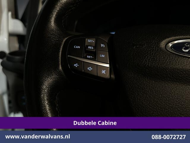 Ford TRANSIT CUSTOM 2.0 TDCI 131pk L2H1 Dubbele Cabine Euro6 Airco | 6-Zits | Navigatie | LED | Apple Carplay | Cruisecontrol Android Auto, Parkeersensoren, Achterklep, 2800kg trekvermogen