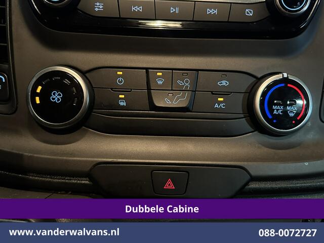 Ford TRANSIT CUSTOM 2.0 TDCI 130pk Automaat L2H1 Dubbele Cabine Euro6 Airco | 6-Zits | Navigatie | Cruisecontrol LED, Apple Carplay, Android Auto, Parkeersensoren