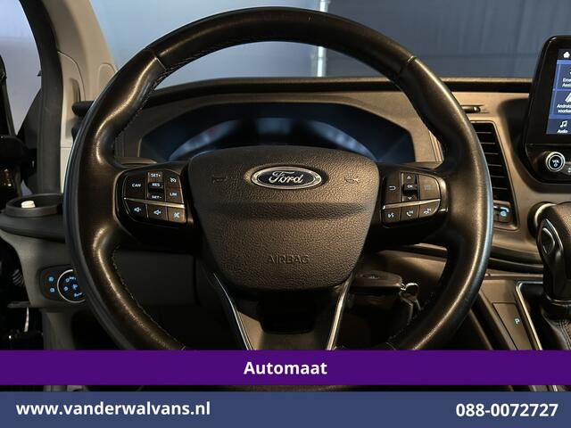 Ford TRANSIT CUSTOM 2.0 TDCI 131pk Automaat L2H1 Euro6 Airco | LED | Apple Carplay | Cruisecontrol Android Auto, Verwarmde voorruit, Parkeersensoren, Bijrijdersbank