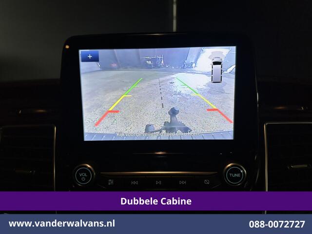 Ford TRANSIT CUSTOM 2.0 TDCI 130pk Automaat L2H1 Dubbele cabine Limited Euro6 Airco | 2x Zijdeur | 5-Zits | Camera | Navigatie Cruisecontrol, LED, Trekhaak, L&M Velgen, Stoelverwarming, Verwarmde Voorruit, Parkeersensoren