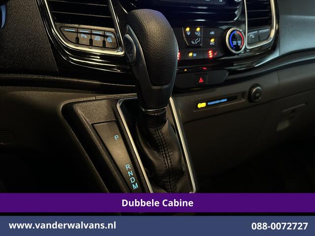 Ford TRANSIT CUSTOM 2.0 TDCI 130pk Automaat L2H1 Dubbele cabine Limited Euro6 Airco | 2x Zijdeur | 5-Zits | Camera | Navigatie Cruisecontrol, LED, Trekhaak, L&M Velgen, Stoelverwarming, Verwarmde Voorruit, Parkeersensoren