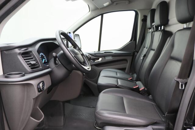 Ford TRANSIT CUSTOM 320 2.0 TDCI L2H1 Limited Leer, 3-Zits, Camera, Cruise, Apple Carplay, Verwarmde Voorruit, DAB, PDC