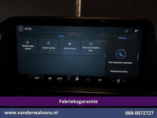 Ford TRANSIT CUSTOM 2.0 TDCI 136pk L2H1 Fabrieksgarantie Euro6 Airco | Camera | Apple Carplay | LED Android Auto, Cruisecontrol, Verwarmde voorruit, Parkeersensoren, Bijrijdersbank
