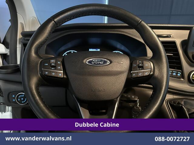 Ford TRANSIT CUSTOM 2.0 TDCI 130pk L2H1 Dubbele Cabine Euro6 Airco | 5-Zits | Imperiaal | LED | Cruisecontrol Stoelverwarming, Parkeersensoren