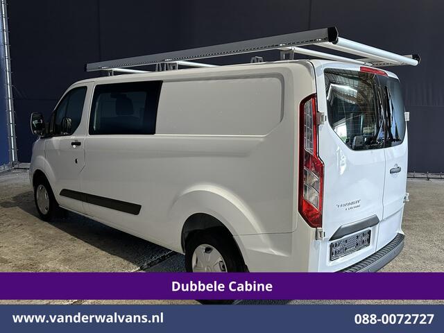 Ford TRANSIT CUSTOM 2.0 TDCI 130pk L2H1 Dubbele Cabine Euro6 Airco | 5-Zits | Imperiaal | LED | Cruisecontrol Stoelverwarming, Parkeersensoren