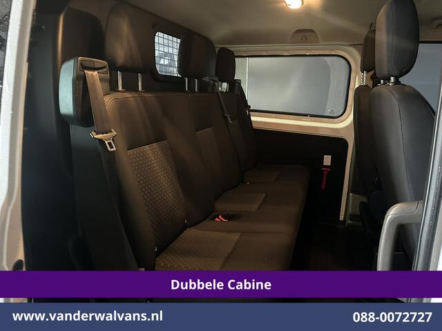 Ford TRANSIT CUSTOM 2.0 TDCI 131pk L2H1 Dubbele Cabine Inrichting Euro6 Airco | 5-Zits | Imperiaal | 2800kg Trekhaak | LED Cruisecontrol, Stoelverwarming, Parkeersensoren, Achterklep