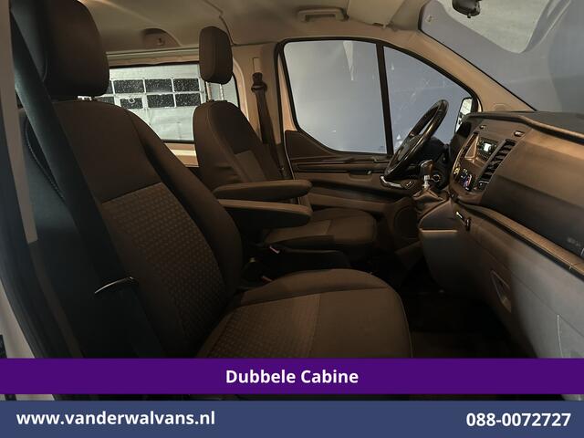 Ford TRANSIT CUSTOM 2.0 TDCI 131pk L2H1 Dubbele Cabine Inrichting Euro6 Airco | 5-Zits | Imperiaal | 2800kg Trekhaak | LED Cruisecontrol, Stoelverwarming, Parkeersensoren, Achterklep