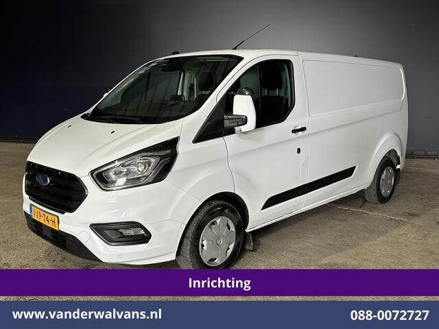 Ford TRANSIT CUSTOM 2.0 TDCI 130pk L2H1 Inrichting Euro6 Airco | Camera | 2800kg Trekhaak | LED | Android Auto Cruisecontrol, Verwarmde voorruit, Stoelverwarming, Parkeersensoren, Bijrijdersbank