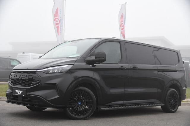 Ford TRANSIT CUSTOM 300 2.0 TDCI L2H1 Black Edition Limited Cruise, Camera, Carplay, LED, 2 x Schuifdeur, Multimedia, Trekhaak, 170pk, Stoelverwarming, Automaat, Uniek!