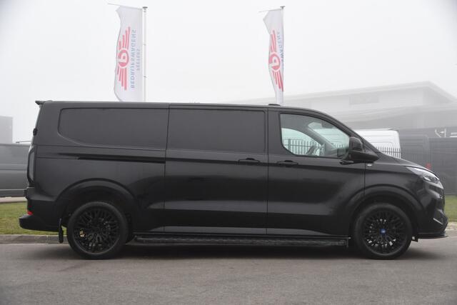 Ford TRANSIT CUSTOM 300 2.0 TDCI L2H1 Black Edition Limited Cruise, Camera, Carplay, LED, 2 x Schuifdeur, Multimedia, Trekhaak, 170pk, Stoelverwarming, Automaat, Uniek!