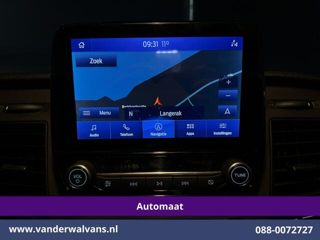 Ford TRANSIT CUSTOM 2.0 TDCI 131pk Automaat L2H1 Dubbele Cabine Euro6 Airco | 5-Zits | Camera | Navigatie | LED Apple Carplay, Android Auto, Adaptieve Cruisecontrol, Trekhaak, Stoelverwarming, Verwarmde voorruit, Parkeersensoren