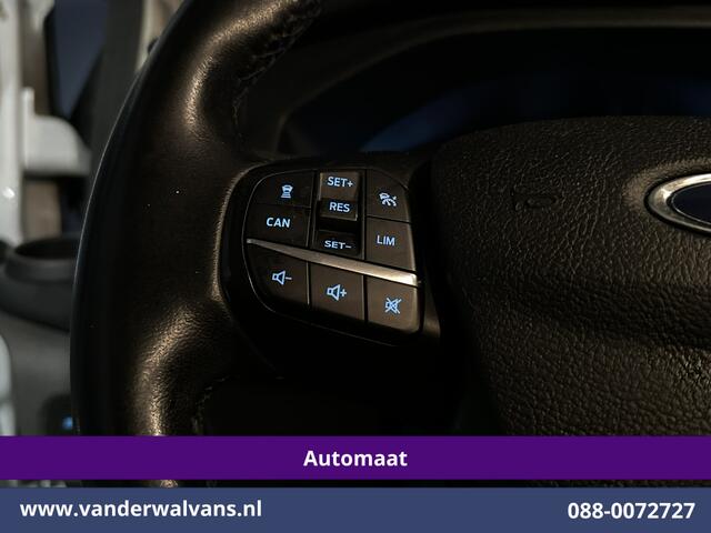 Ford TRANSIT CUSTOM 2.0 TDCI 131pk Automaat L2H1 Dubbele Cabine Euro6 Airco | 5-Zits | Camera | Navigatie | LED Apple Carplay, Android Auto, Adaptieve Cruisecontrol, Trekhaak, Stoelverwarming, Verwarmde voorruit, Parkeersensoren