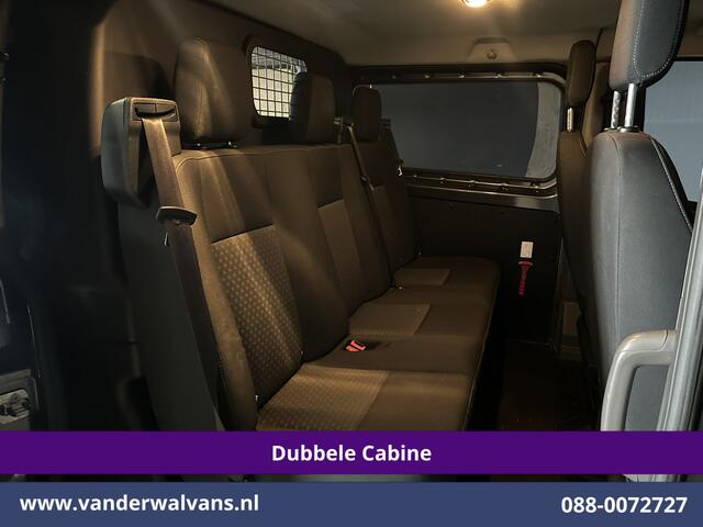 Ford TRANSIT CUSTOM 2.0 TDCI 170pk L2H1 Dubbele Cabine Euro6 Airco | 5-Zits | Camera | LED | Cruisecontrol | 2800kg Trekhaak Stoelverwarming, Verwarmde voorruit, Parkeersensoren
