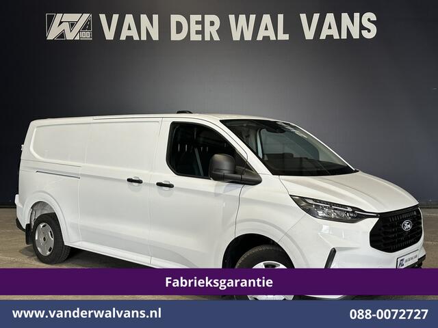 Ford TRANSIT CUSTOM 2.0 TDCI 136pk L2H1 Fabrieksgarantie Euro6 Airco | Camera | LED | Apple Carplay | Cruisecontrol Android Auto, Leder, Verwarmde voorruit, Parkeersensoren, Bijrijdersbank, 2740kg laadvermogen