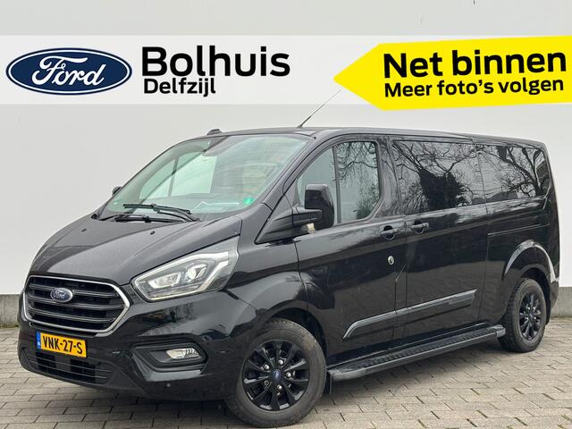 Ford TRANSIT CUSTOM 320 2.0 TDCI L2H1 Platinum Edition AT DC Trekhaak | 100% dealer onderhouden | Leder | Treeplanken | Stoelverwarming | Dubbele Cabine